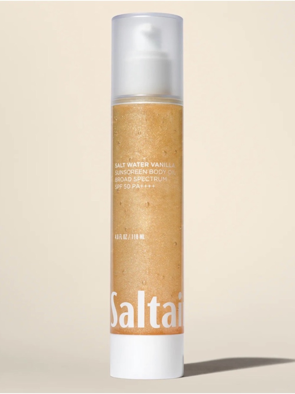 NEW Saltair SALT WATER VANILLA SUNSCREEN BODY OIL SPF 50 PA++++